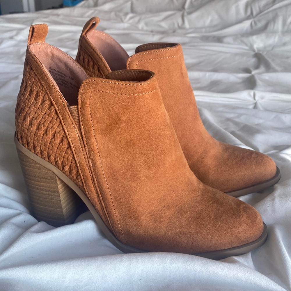 Suede Heeled Booties